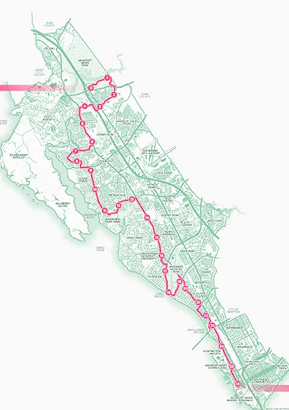 Kathmandu Ride Route